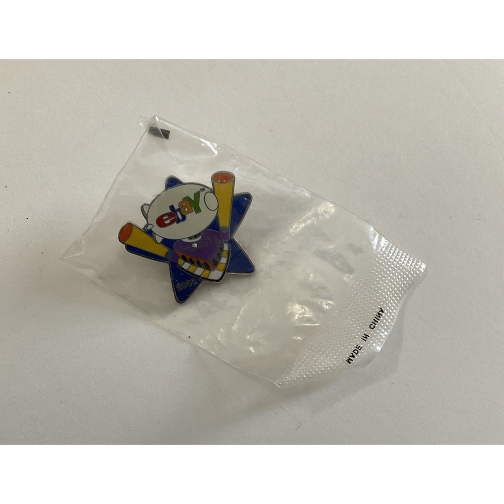 Ebay Live 2003 Tickets Vintage Lapel Pin Star Enamel New Collectible